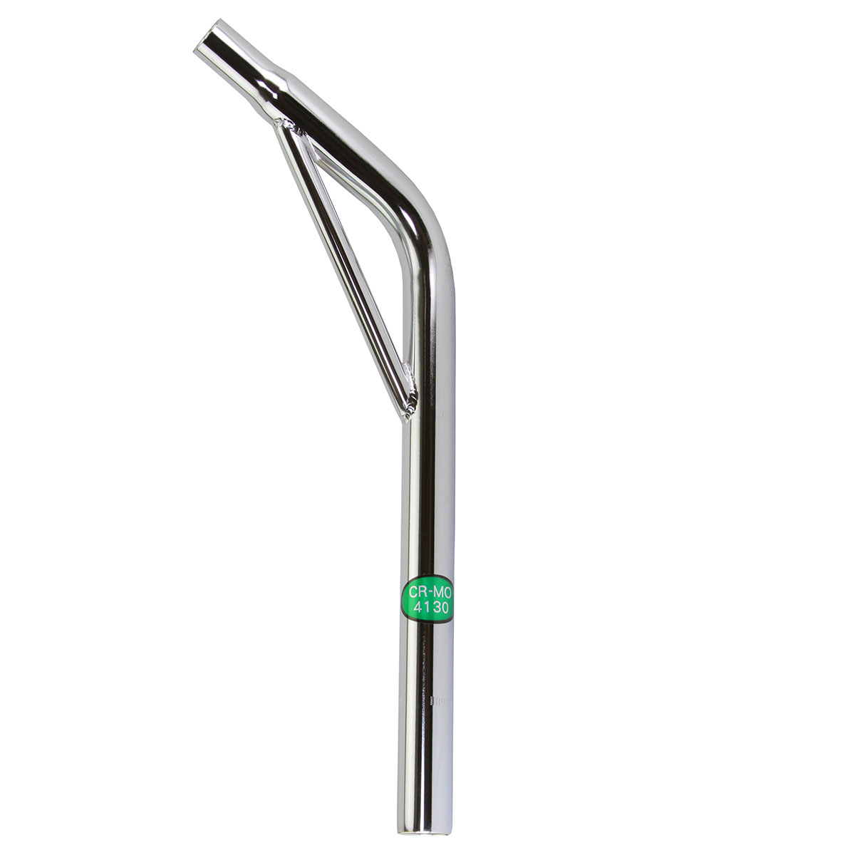 Cro-Mo Seatpost Pilar 27.2 x 400mm Lay-Back W/Support Chrome.